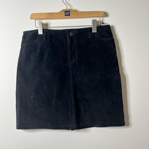 Vintage  So GSJC Black Leather Skirt size 13 skirt